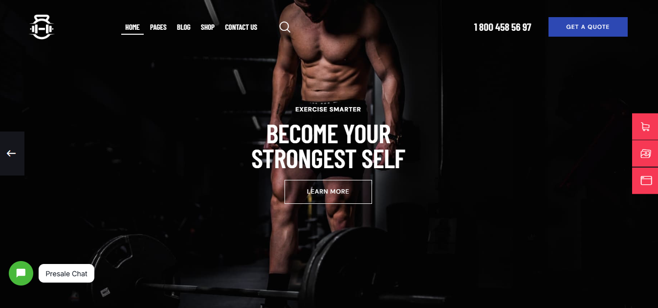 Personal Trainer Demo Designs