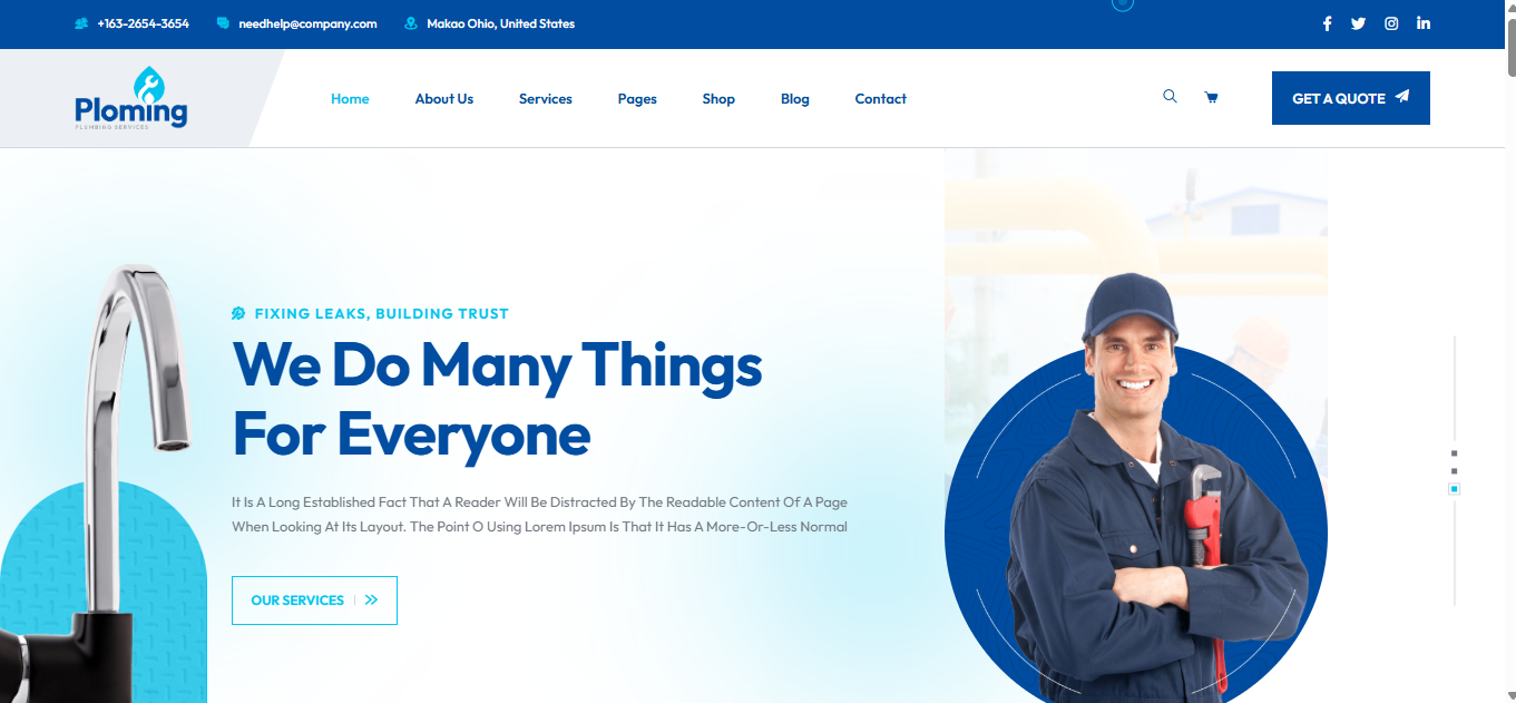 Plumbing Demo Designs