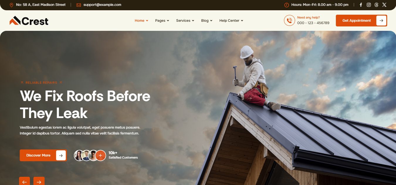 Roofing Demo Designs